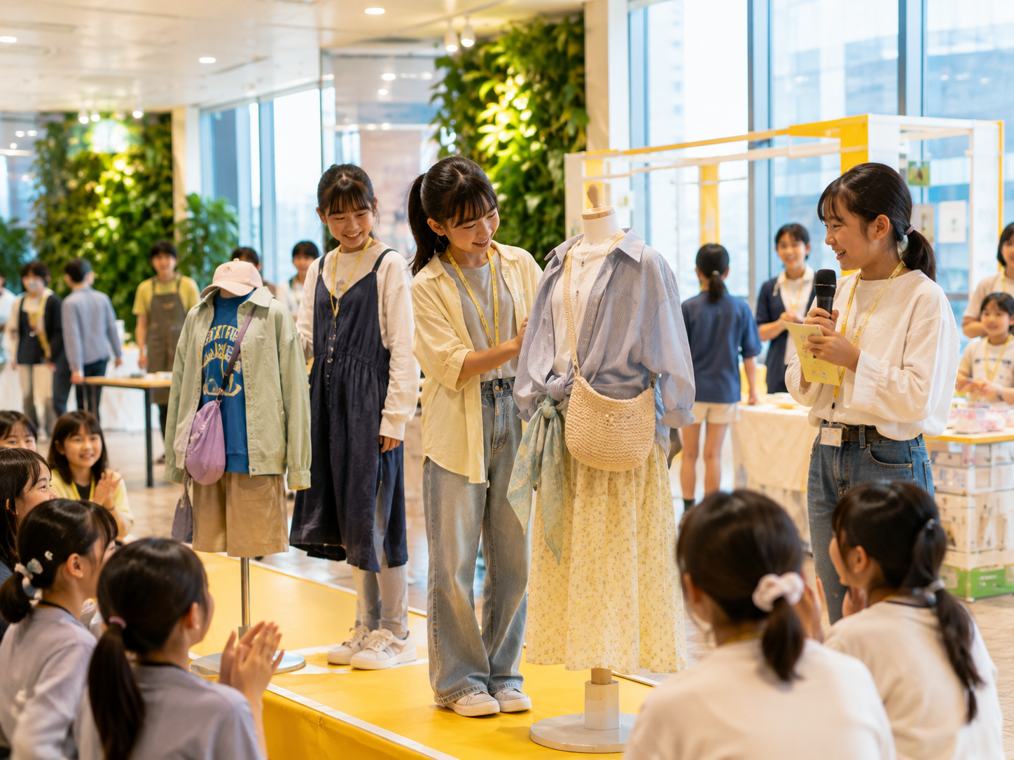 着なくなった服でマネキンをスタイリング（イメージ）