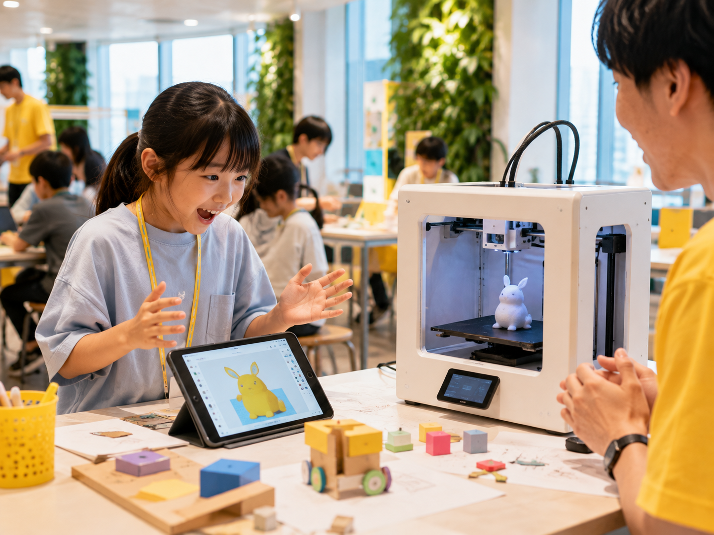 アイデアがその場でカタチに（イメージ）