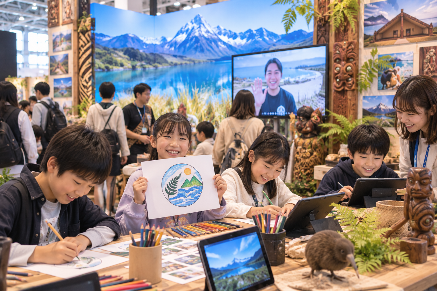 株式会社アラインエジュケーション 当日の出展イメージ
